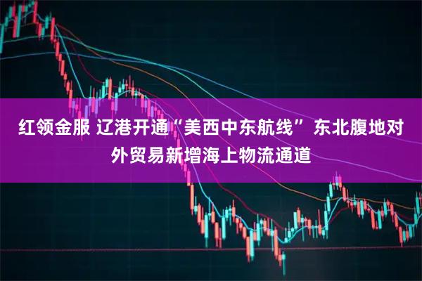 红领金服 辽港开通“美西中东航线” 东北腹地对外贸易新增海上物流通道