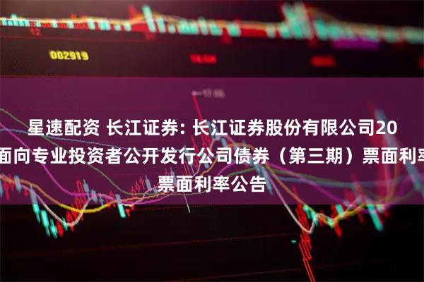 星速配资 长江证券: 长江证券股份有限公司2025年面向专业投资者公开发行公司债券（第三期）票面利率公告